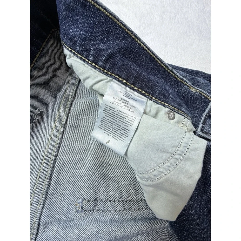 Silver Jeans Co Men's Eddie 34x34 (Fits 37x33) Straight Leg Blue Medium Wash